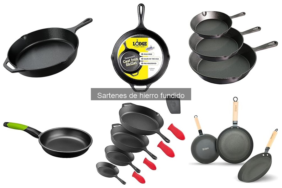 Sartenes de hierro fundido para una cocina saludable