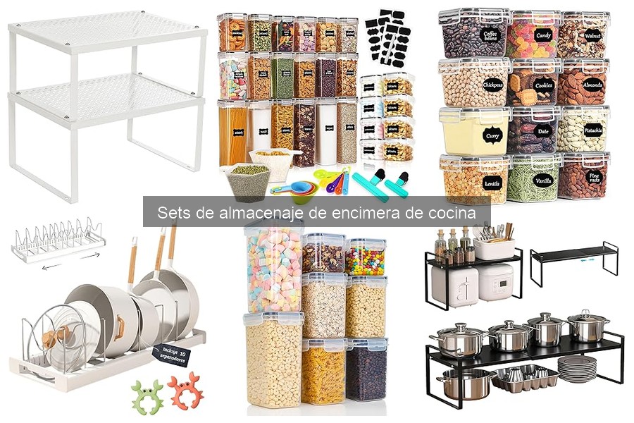 Sets de Almacenaje Multifuncionales para Encimera de Cocina