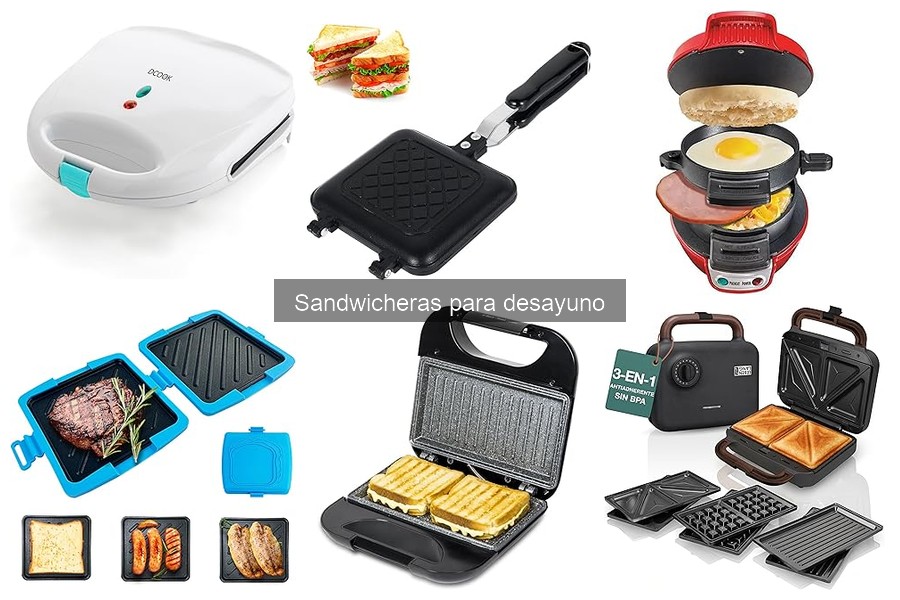 Soluciona los problemas comunes al usar sandwicheras