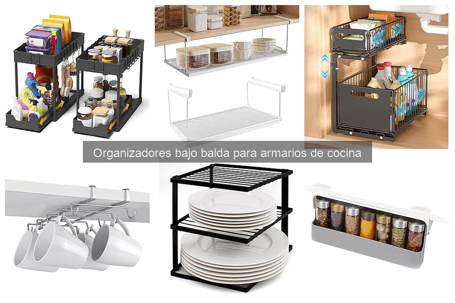 Soluciona problemas comunes con organizadores bajo balda