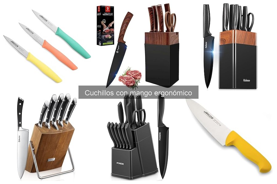 ¿Son aptos para lavavajillas los cuchillos ergonómicos?