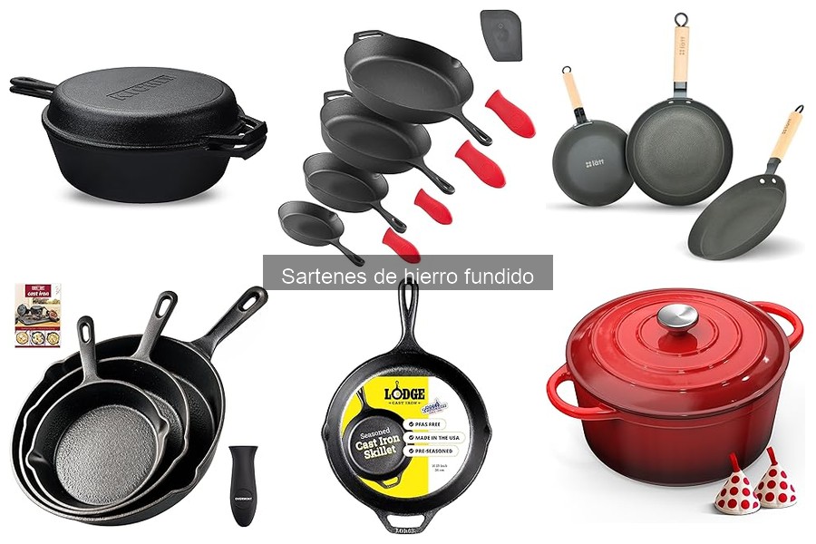 ¿Son las sartenes de hierro fundido adecuadas para tu cocina?