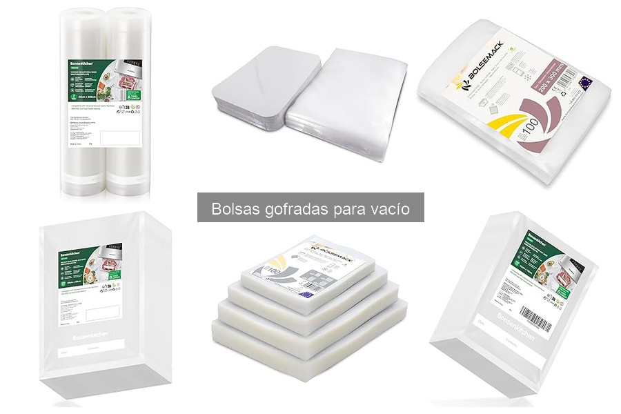 ¿Son reutilizables las bolsas gofradas para vacío?