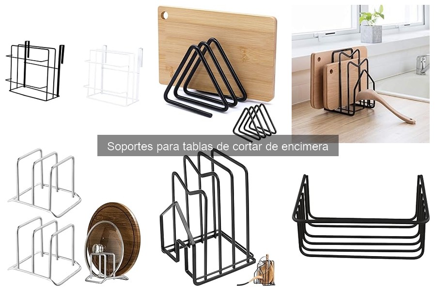 Soportes para tablas de cortar ideales para cocinas pequeñas