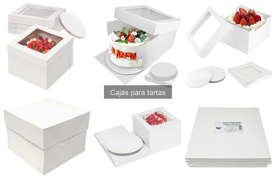 Tamaños estándar de cajas para tartas: guía completa