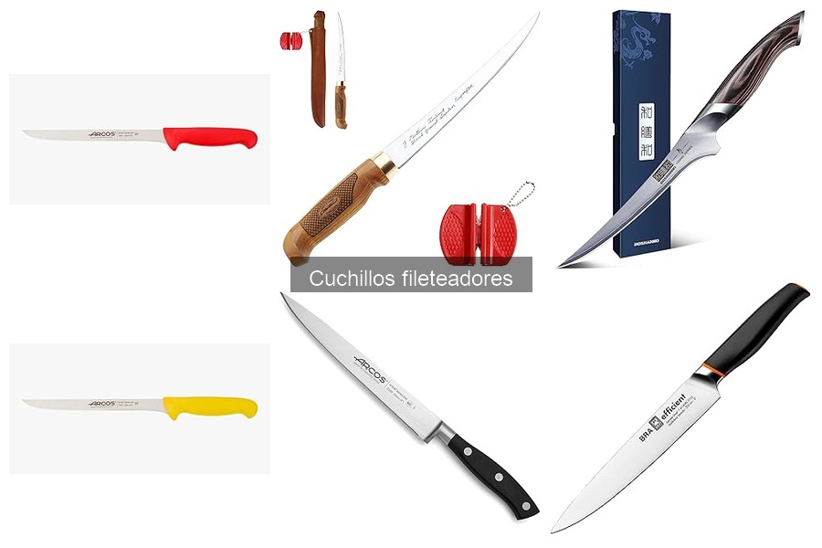 Técnicas de fileteado de pescado con cuchillos fileteadores