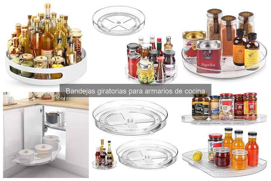 Tendencias en bandejas giratorias para cocina en 2023