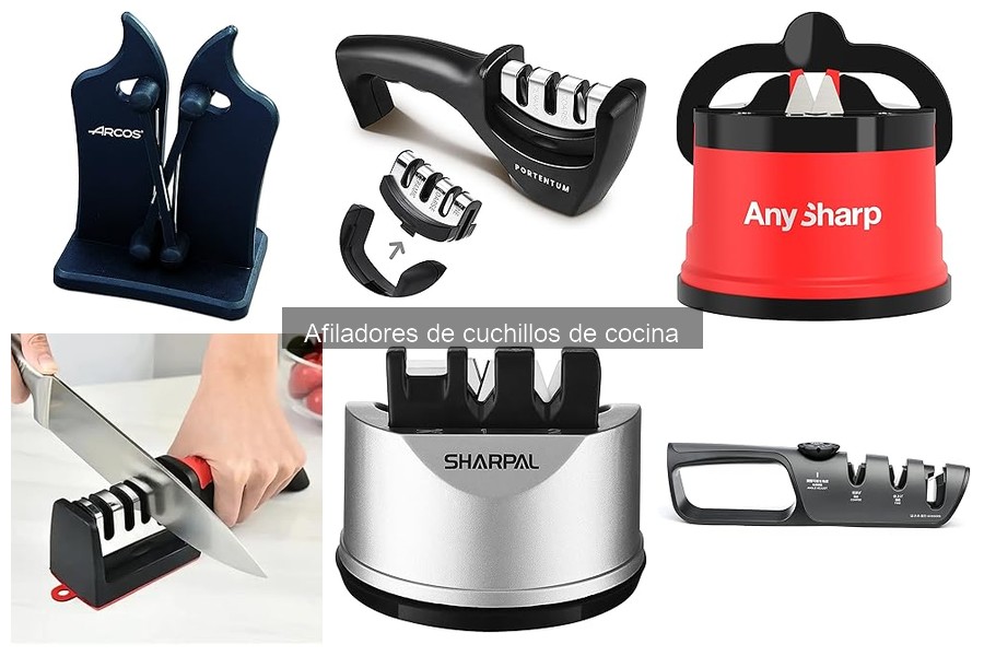 Tipos de afiladores de cuchillos de cocina: guía completa