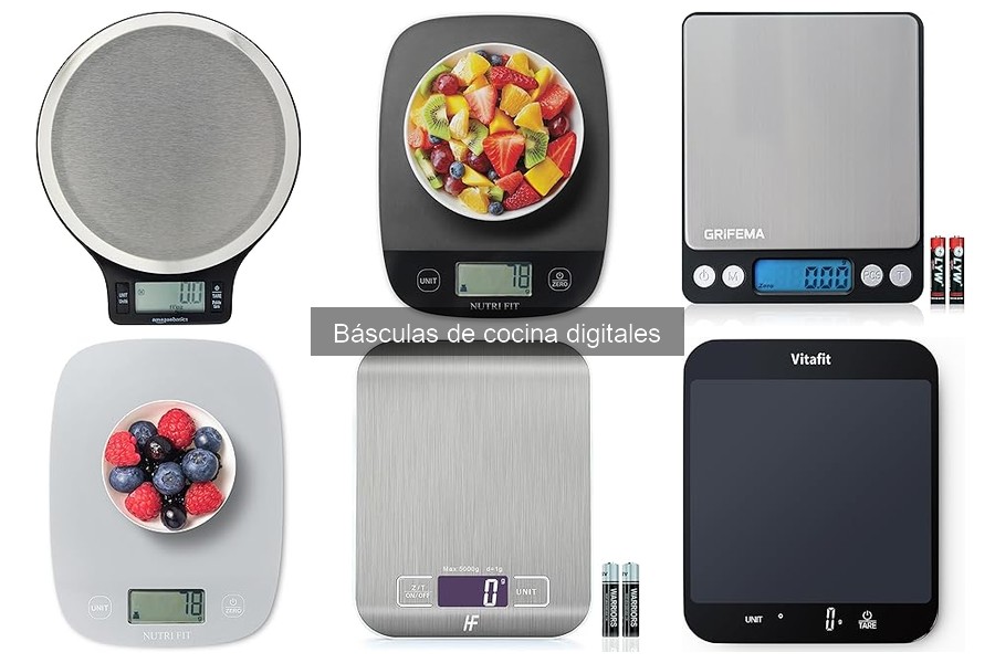 Tipos de Básculas de Cocina Digitales: Guía Completa