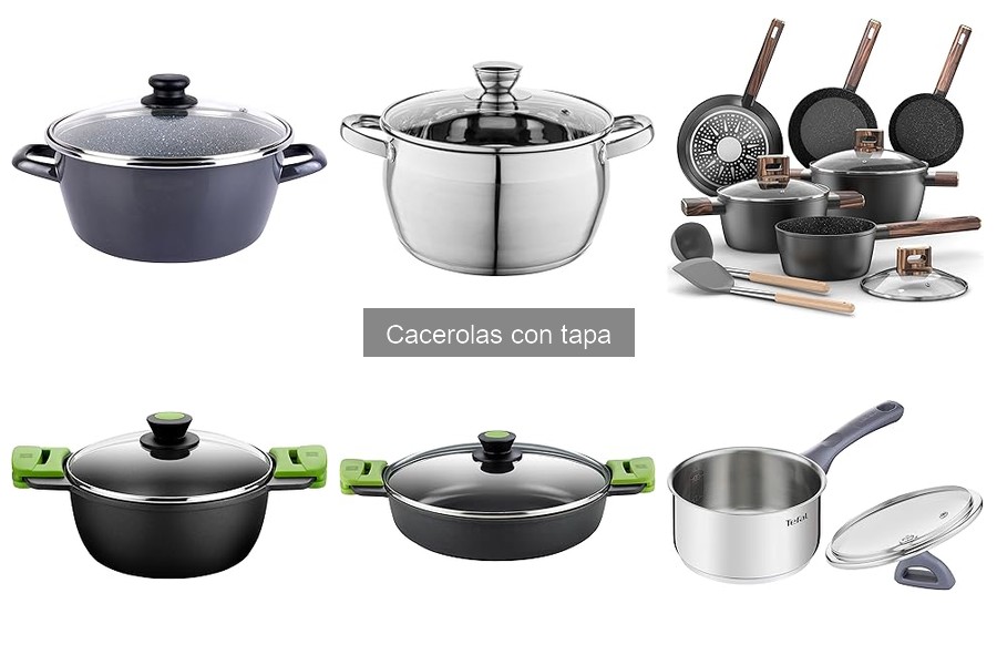 Tipos de cacerolas con tapa: Guía completa para elegir