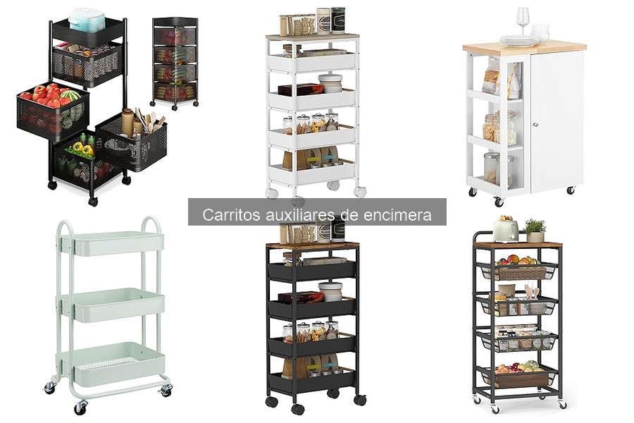 Tipos de Carritos Auxiliares de Encimera: Guía Completa