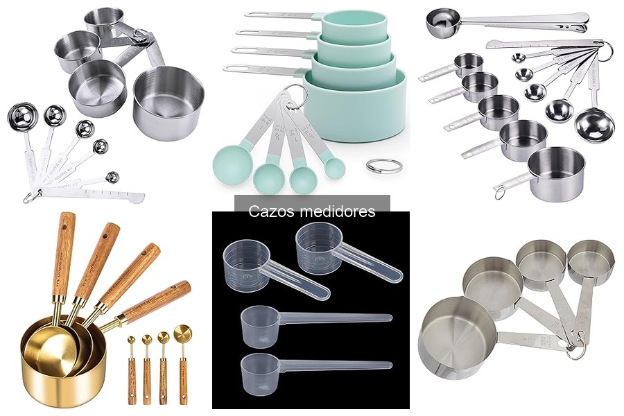 Tipos de cazos medidores y sus usos en la cocina