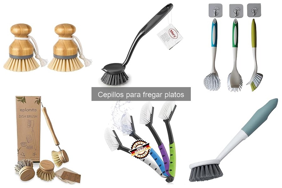 Tipos de cepillos para fregar platos: guía completa