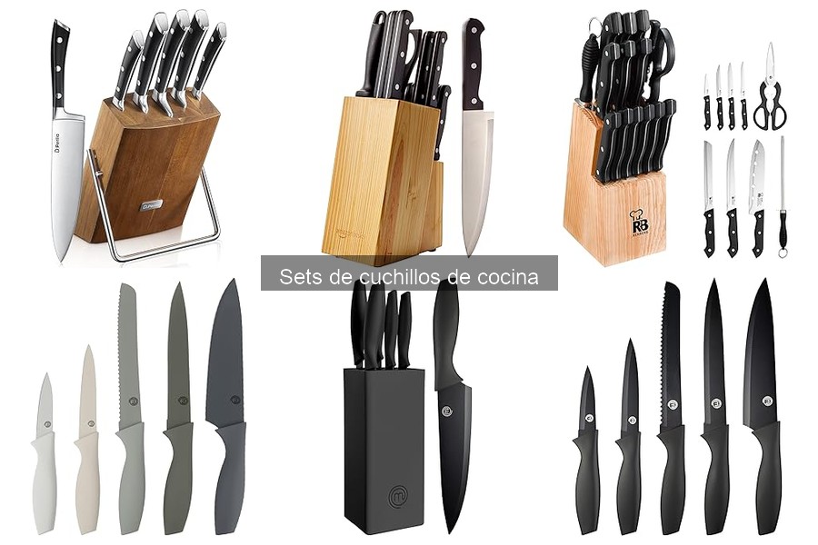 Tipos de cuchillos en sets de cocina: guía completa