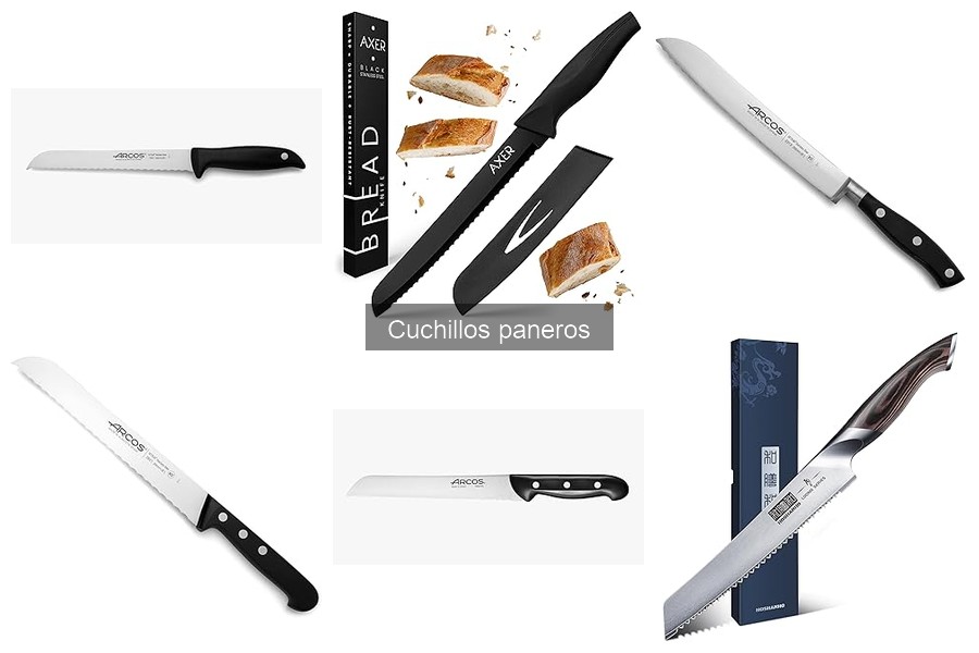 Tipos de cuchillos paneros y sus características