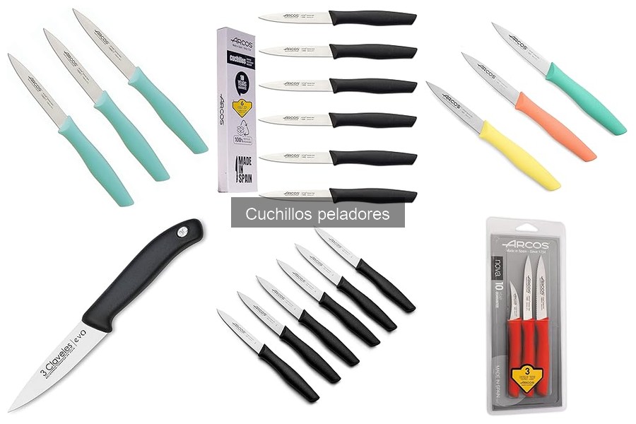 Tipos de cuchillos peladores: características y usos