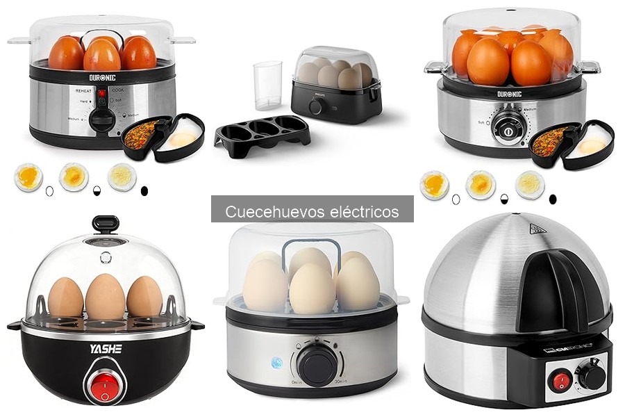 ** Tipos de cuecehuevos eléctricos y sus diferencias