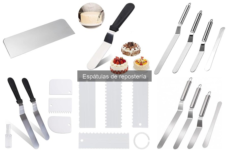 Tipos de espátulas de repostería y sus usos esenciales