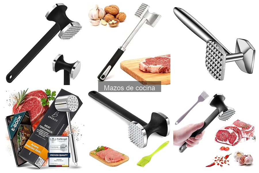 Tipos de mazos de cocina y sus usos prácticos