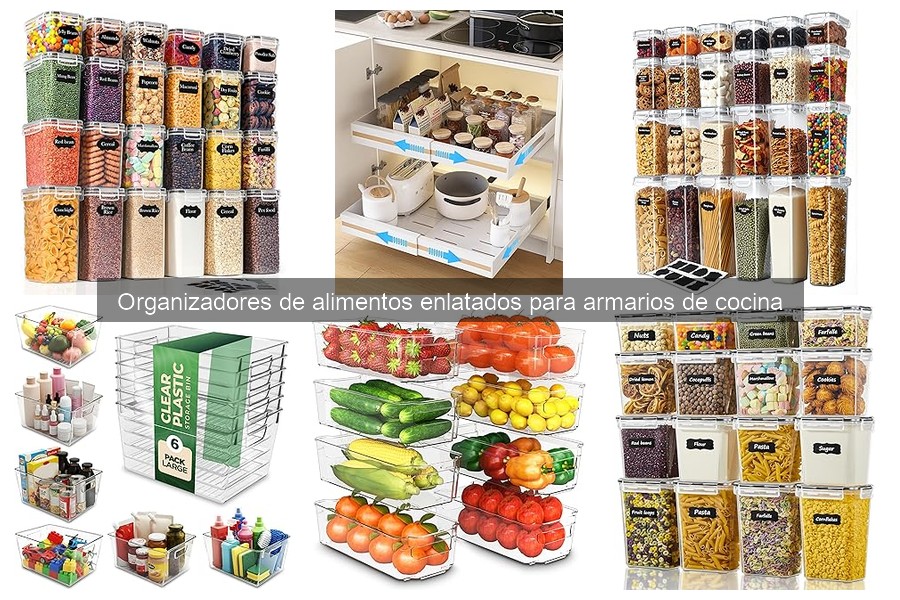 Tipos de Organizadores de Alimentos Enlatados para tu Cocina