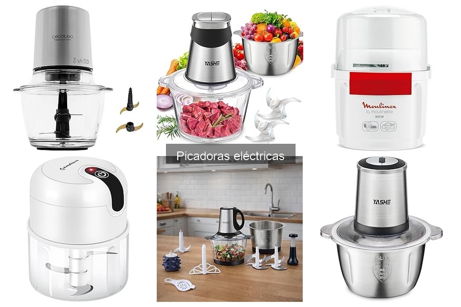 Tipos de picadoras eléctricas: guía de selección y usos