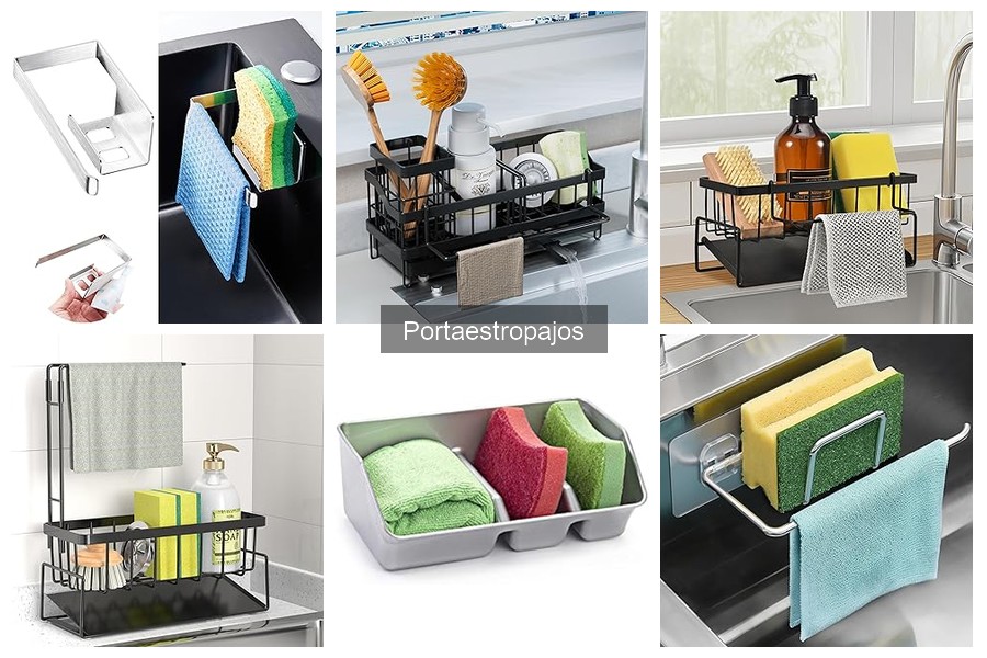 Tipos de portaestropajos: diseños y usos recomendados
