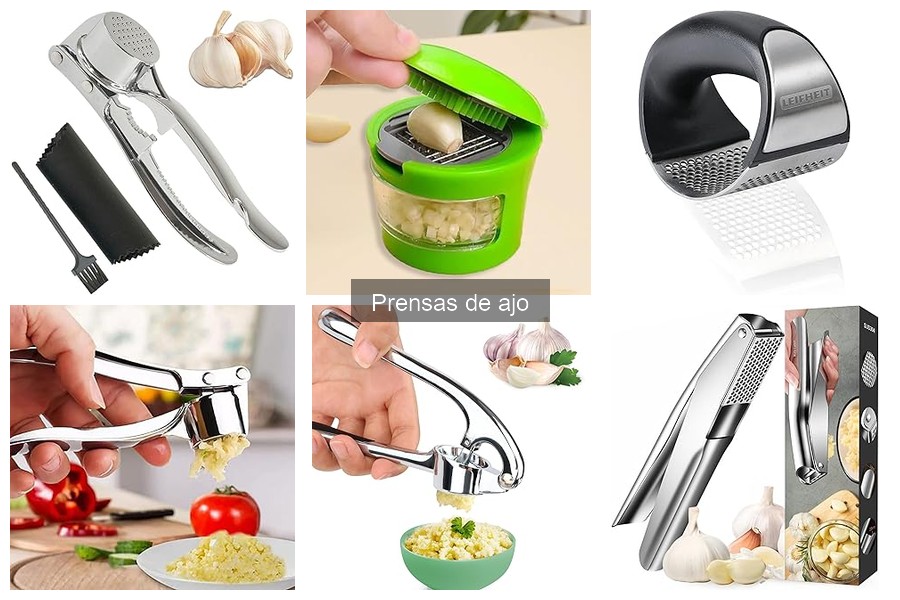 Tipos de prensas de ajo: Guía para elegir la mejor