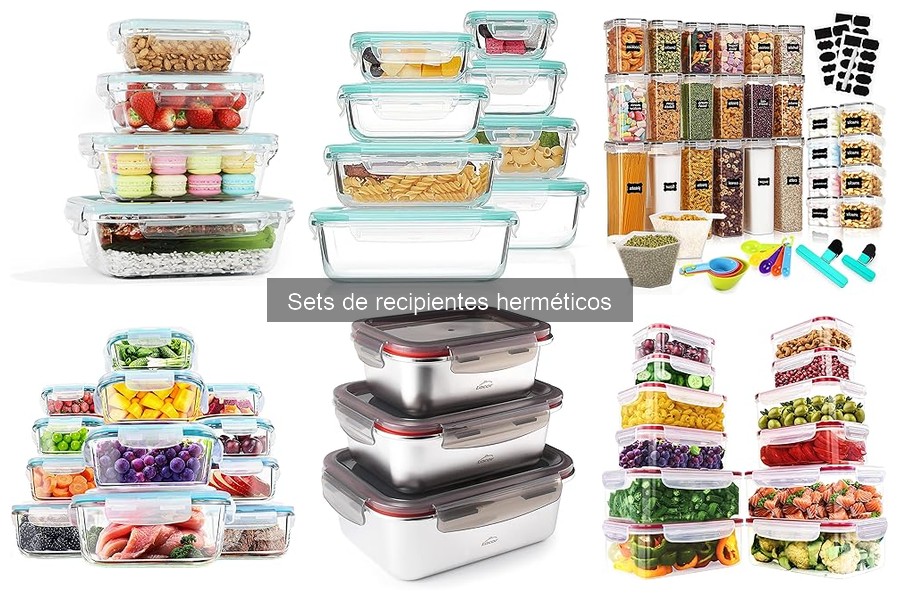 Tipos de recipientes herméticos y sus usos prácticos