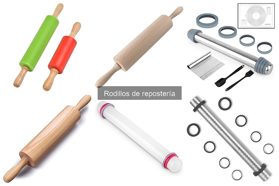 Tipos de rodillos de repostería: características y usos