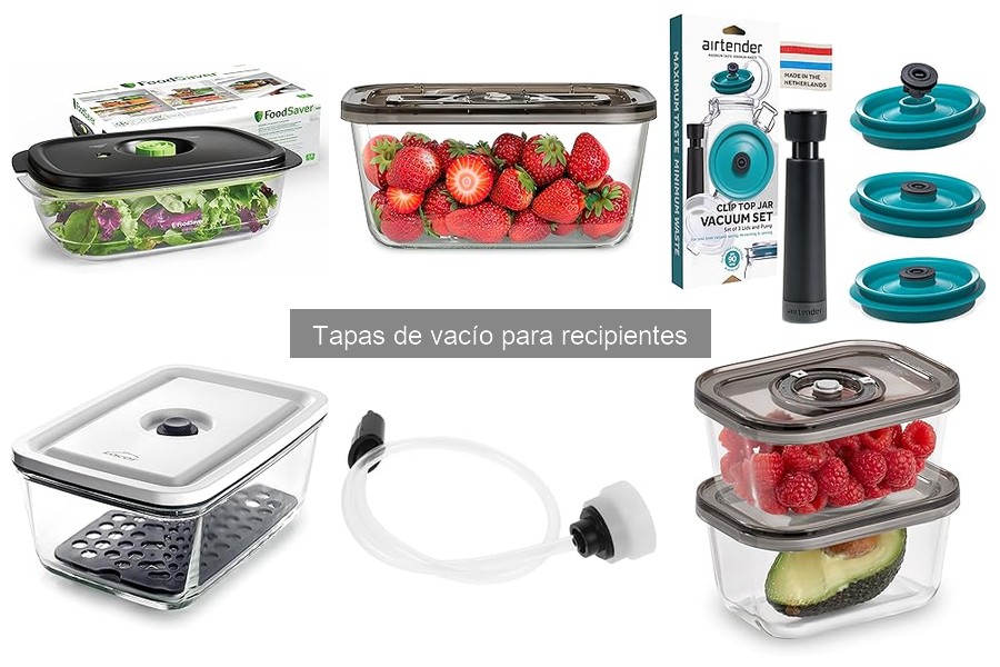 Tipos de tapas de vacío para recipientes: guía completa