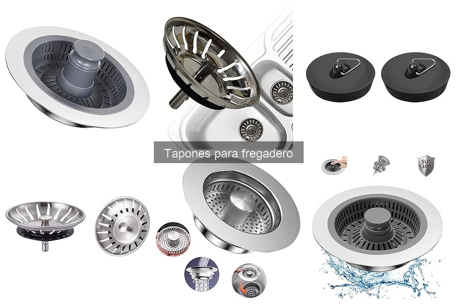 Tipos de tapones para fregadero: comparativa y características