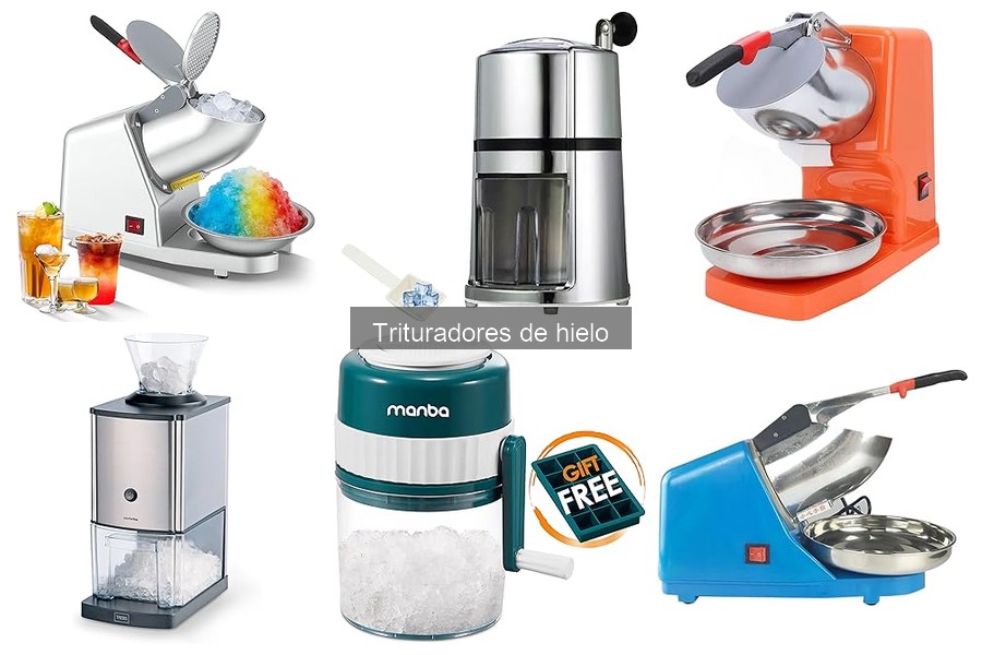 Tipos de trituradores de hielo: guía completa