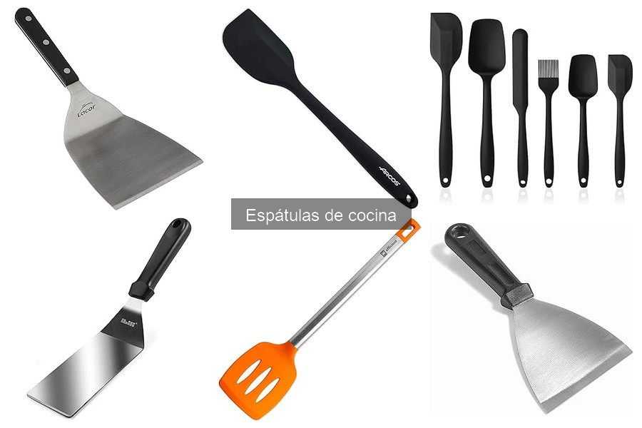 Todo sobre las espátulas de cocina: definición y tipos