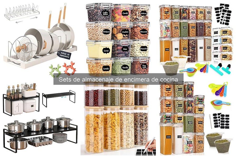 Últimas tendencias en sets de almacenaje de encimera de cocina