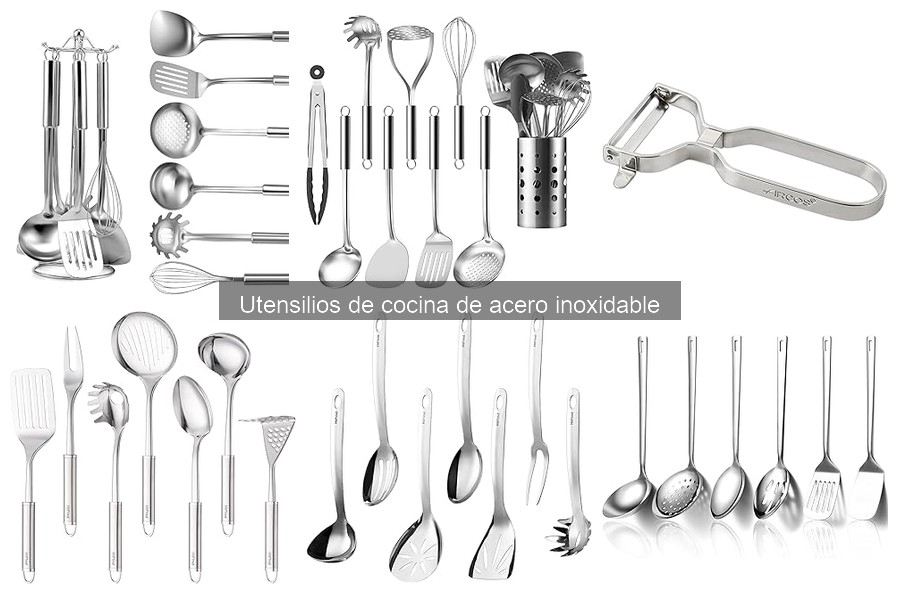 Utensilios de cocina de acero inoxidable fáciles para principiantes