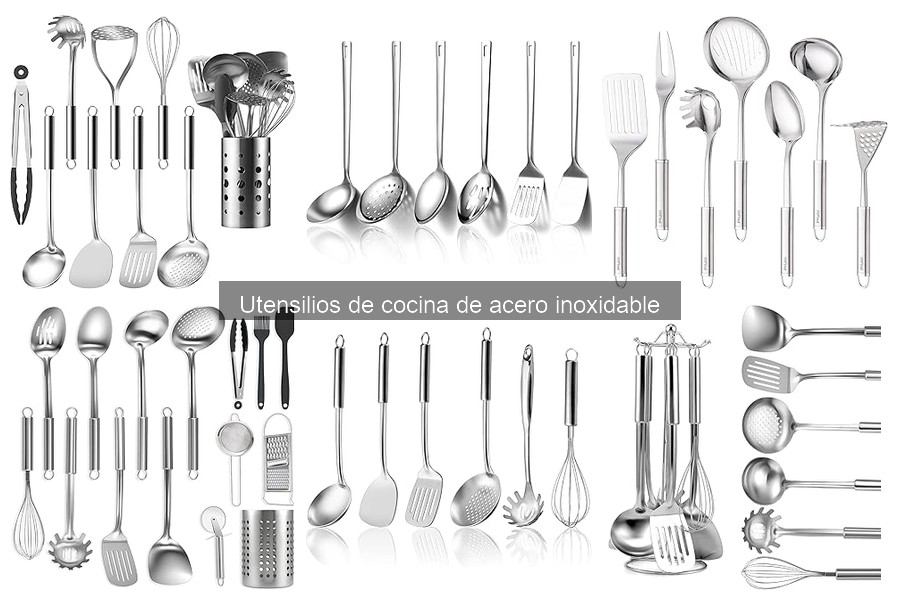 Utensilios de Cocina de Acero Inoxidable para una Alimentación Saludable