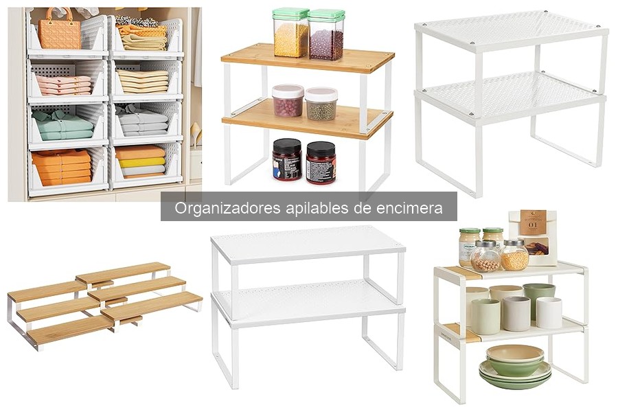 Ventajas de los organizadores apilables de encimera