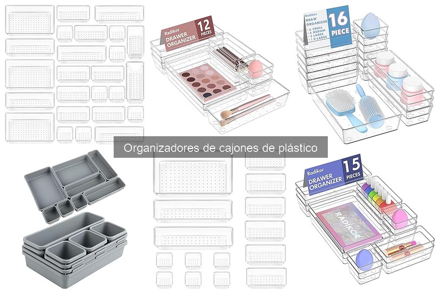 Ventajas de los organizadores de cajones de plástico