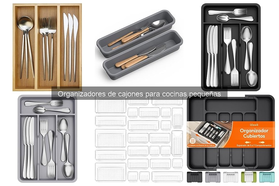 Ventajas de los organizadores de cajones en cocinas pequeñas