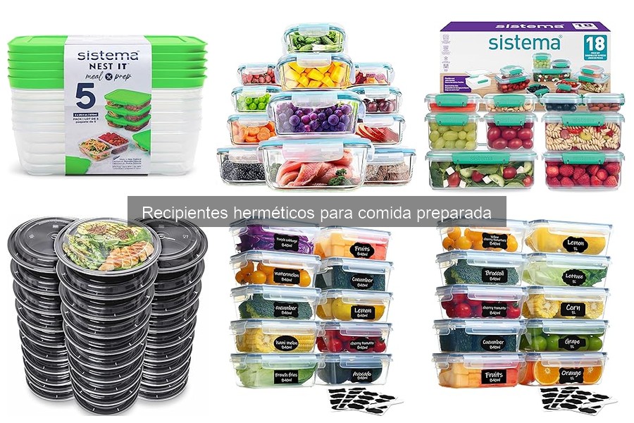 Ventajas de los recipientes herméticos para conservar comida