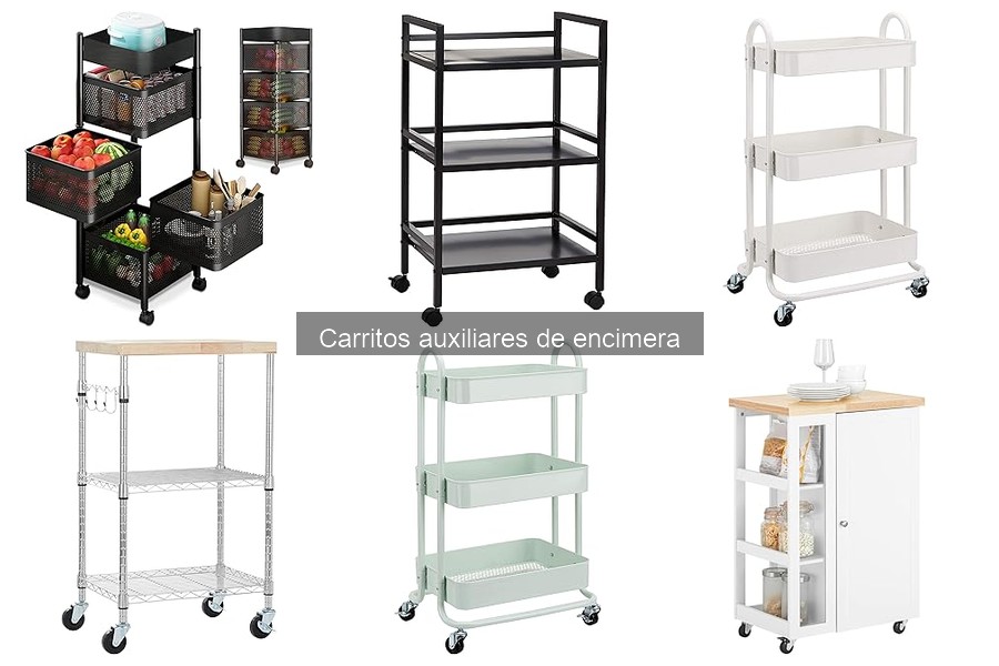 Ventajas de tener un carrito auxiliar de encimera