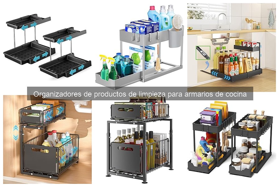 Ventajas de usar organizadores de productos de limpieza