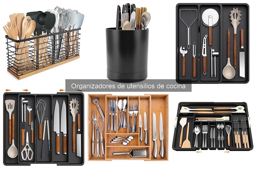 Ventajas de usar organizadores de utensilios de cocina
