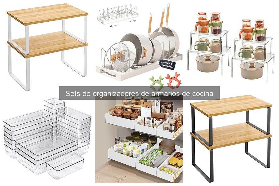 Ventajas de usar sets de organizadores en la cocina