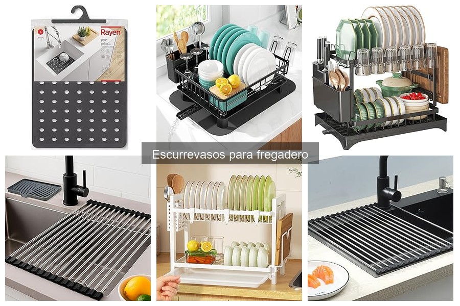 Ventajas de usar un escurrevasos para fregadero en tu cocina