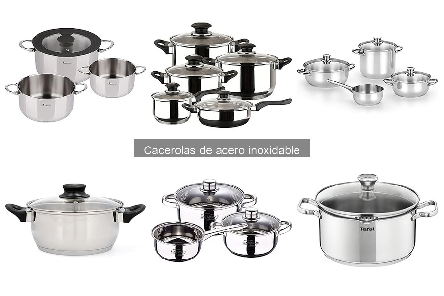 Ventajas y desventajas de cacerolas de acero inoxidable