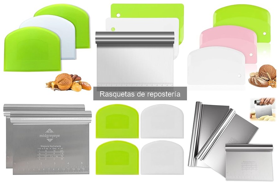 Ventajas y desventajas de las rasquetas de repostería