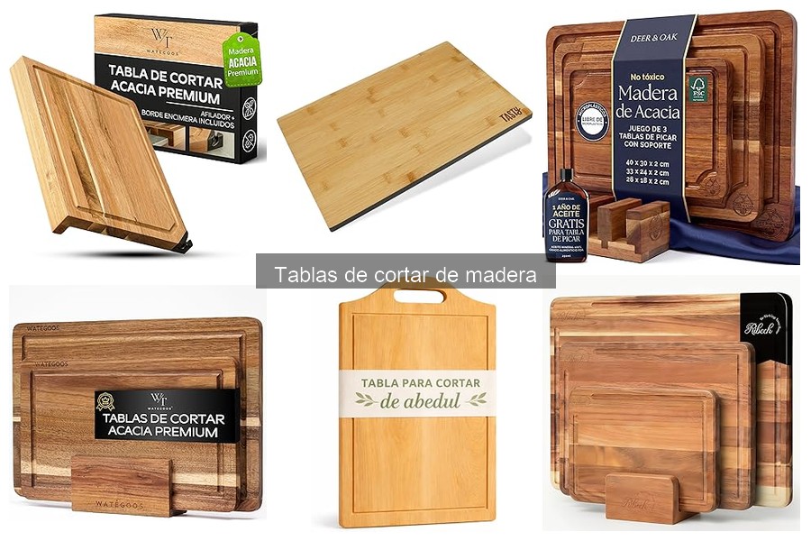 Ventajas y desventajas de las tablas de cortar de madera
