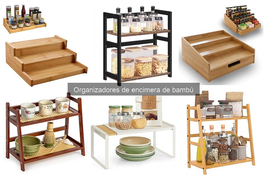 Ventajas y desventajas de organizadores de encimera de bambú