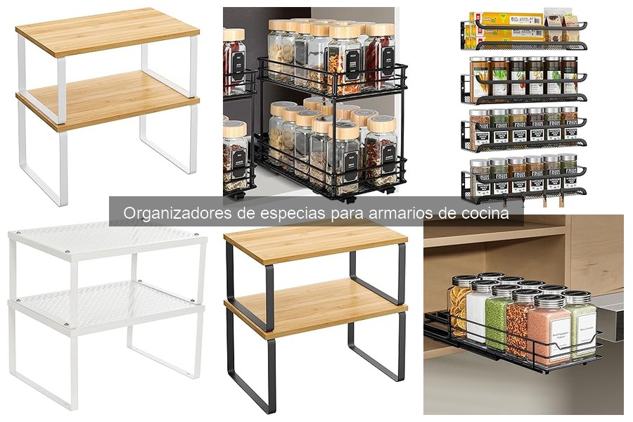 Ventajas y desventajas de organizadores de especias en cocina